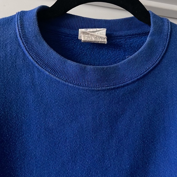 CHAMPION Reverse Weave Sweatshirt, Blue - Picture 5 of 5